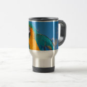 Mug De Voyage Macao bleu et jaune (Devant droit)