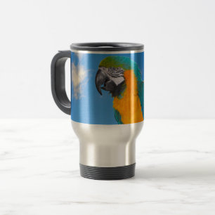 Mug De Voyage Macao bleu et jaune