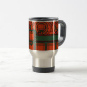 Mug De Voyage Macdonald de tartan d'écossais de Sleate (Devant droit)