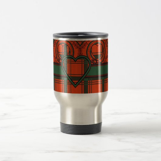 Mug De Voyage Macdonald de tartan d'écossais de Sleate (Centre)