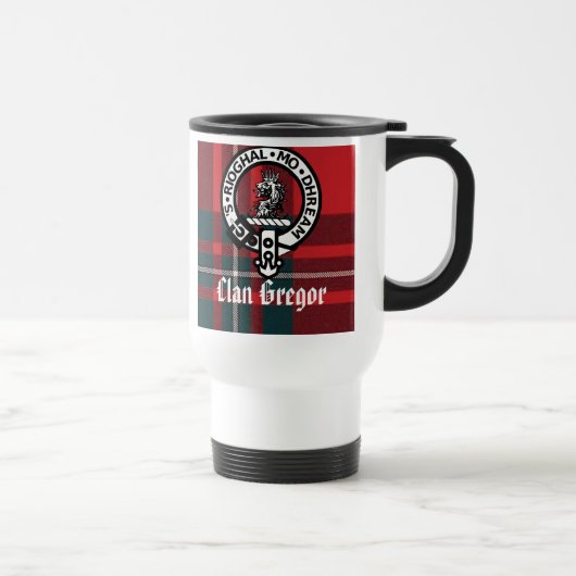 Mug De Voyage MacGregorRed1, Gregor Badge, Clan Gregor, MacGr... (Droite)