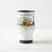 Mug De Voyage Machine à assembler les chats drôles (Centre)