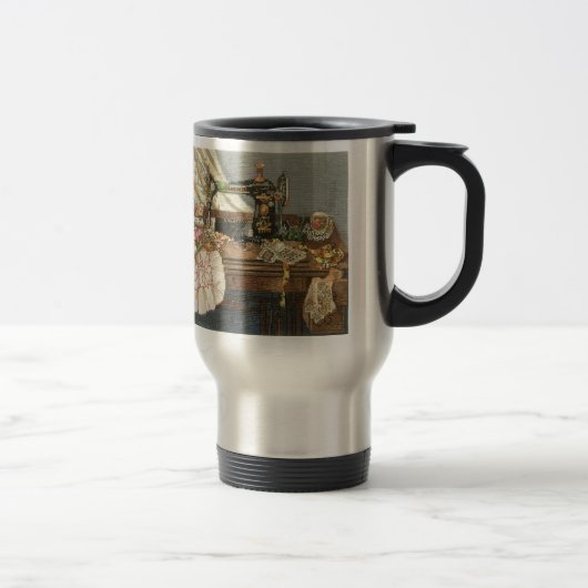 Mug De Voyage Machine à coudre et robe (Droit)