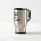 Mug De Voyage Machiniste de règle (Devant droit)