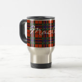 Mug De Voyage Maclean de tartan d'écossais de Duart (Devant gauche)