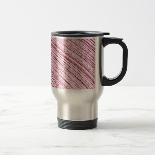 Mug De Voyage Macro ruban rose (Droit)