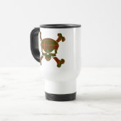 Mug De Voyage MacRory Tartan crâne pas de bannière (Devant gauche)