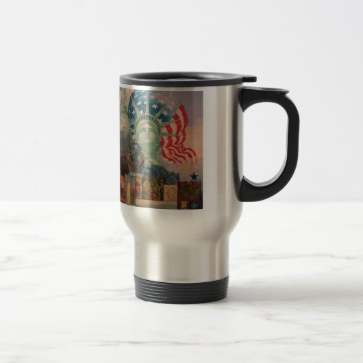 Mug De Voyage Madame dans le port (Droit)