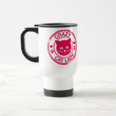 Mug De Voyage Madame folle de chat (Gauche)