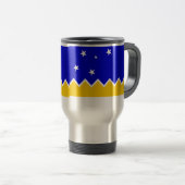 Mug De Voyage Magallanes, drapeau du Chili, Antarctique (Devant droit)