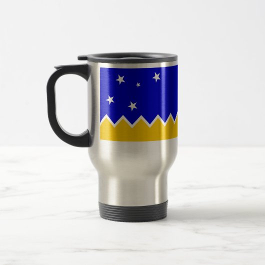 Mug De Voyage Magallanes, drapeau du Chili, Antarctique (Gauche)