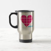 Mug De Voyage Magenta 2 de plaid (Gauche)