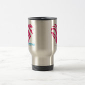 Mug De Voyage Magenta 2 de zèbre (Centre)