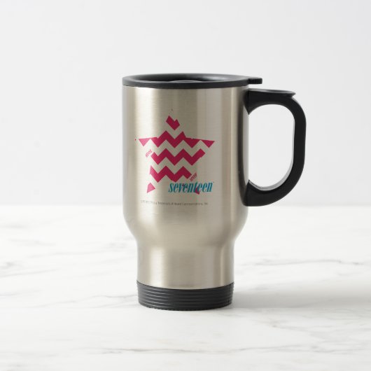 Mug De Voyage Magenta 2 de zigzag (Droit)