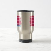 Mug De Voyage Magenta 4 de plaid (Centre)