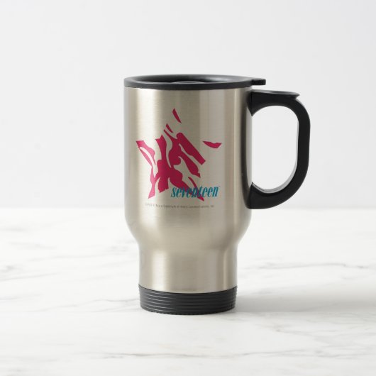 Mug De Voyage Magenta 4 de zèbre (Droit)