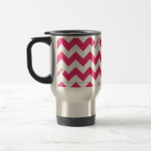 Mug De Voyage Magenta de zigzag (Gauche)