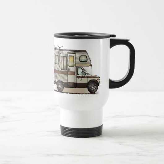 Mug De Voyage Magnet du campeur rv de ClassC (Droite)