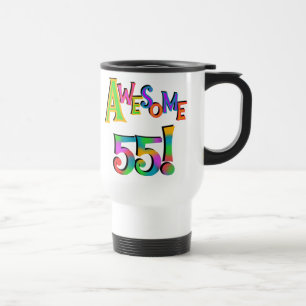 Mug De Voyage Magnifique 55 T-shirts et cadeaux d'anniversaire