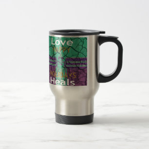 Mug De Voyage Magnifique rustique fissuré boue amour guérit art