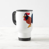 Mug De Voyage Maison de poulets de dessin (Devant gauche)