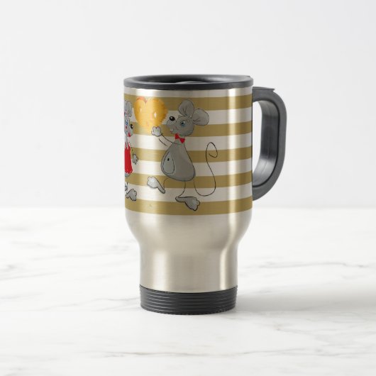 Mug De Voyage Maisons Whimsical Maisées (Devant droit)