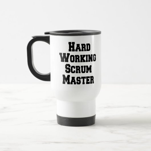 Mug De Voyage Maître de séquence de travail dur (Gauche)