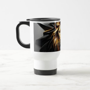 Mug De Voyage Majesté géométrique : Le Lion d'Or