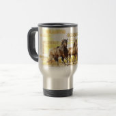 Mug De Voyage Majestic Chevaux Voyage Mug (Devant gauche)