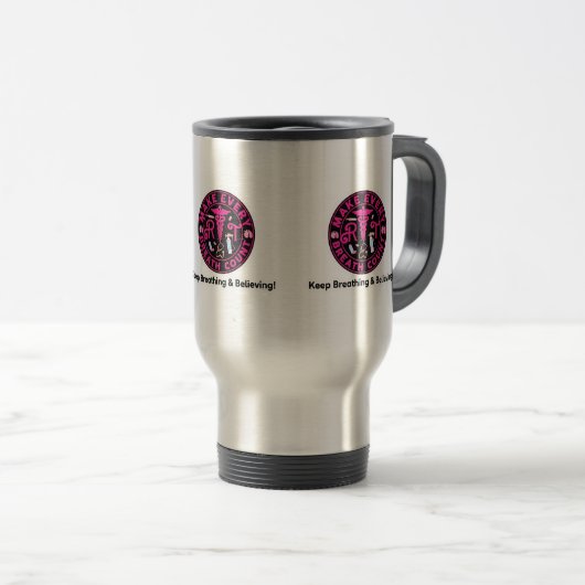 Mug De Voyage Make Every Breath Count  (Devant droit)