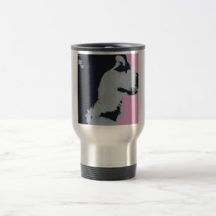 Mug De Voyage Malamute Dog Pop Art