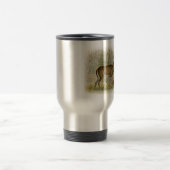 Mug De Voyage Mâle de cerfs communs de queue blanche - daine (Centre)