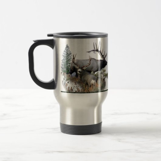 Mug De Voyage Mâle de trophée de taureau de monstre (Gauche)