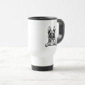 Mug De Voyage Malinois belge (Devant droit)