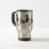 Mug De Voyage Mallard duck cartoon illustration  (Devant gauche)