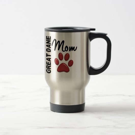 Mug De Voyage Maman 2 de great dane (Droit)