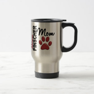 Mug De Voyage Maman 2 de Pinscher de dobermann