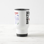 Mug De Voyage Maman 2 de Sheltie (Centre)
