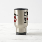 Mug De Voyage Maman 2 de Sheltie (Centre)