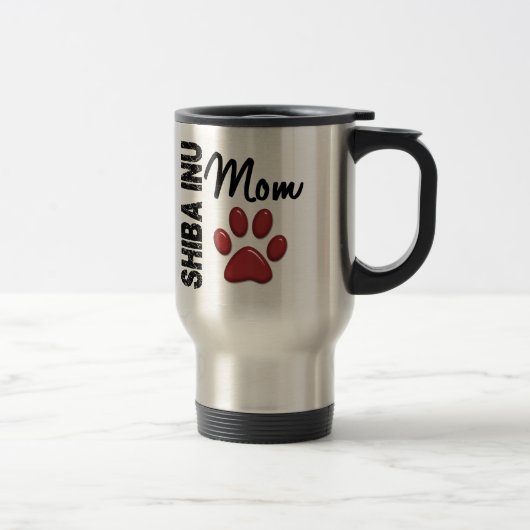 Mug De Voyage Maman 2 de Shiba Inu (Droit)