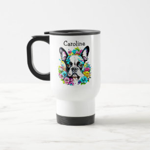 Mug De Voyage Maman Boston Terrier Personnalisé