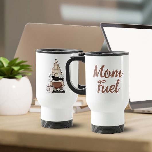 Mug De Voyage Maman Carburant Cute Gnome Café