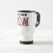 Mug De Voyage MAMAN de Boston Terrier (Devant droit)