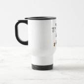 Mug De Voyage Maman de caniche de jouet (Gauche)