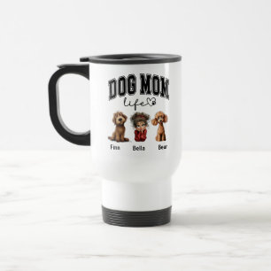 Mug De Voyage Maman de chien personnalisée – Bonne fête des mère