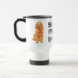 Mug De Voyage Maman de chiot Retriever doré adorable