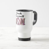 Mug De Voyage MAMAN de Jack Russell (Devant droit)