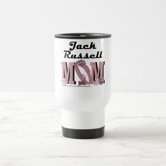 Mug De Voyage MAMAN de Jack Russell (Centre)