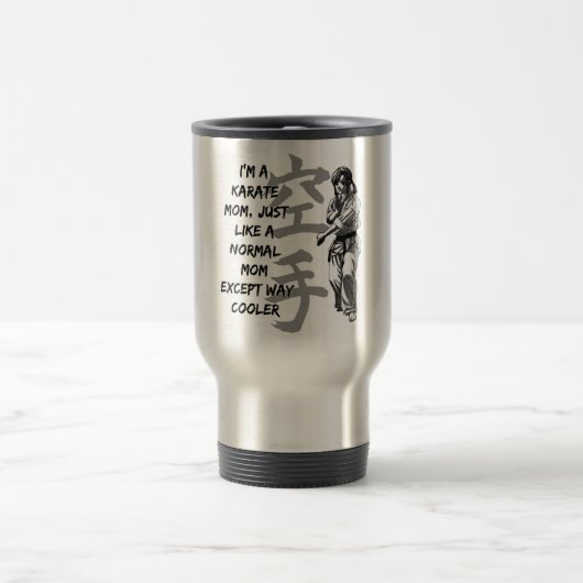 Mug De Voyage Maman de karaté (Centre)