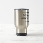 Mug De Voyage Maman de l'Armée de l'Air aucune fille de problème (Centre)